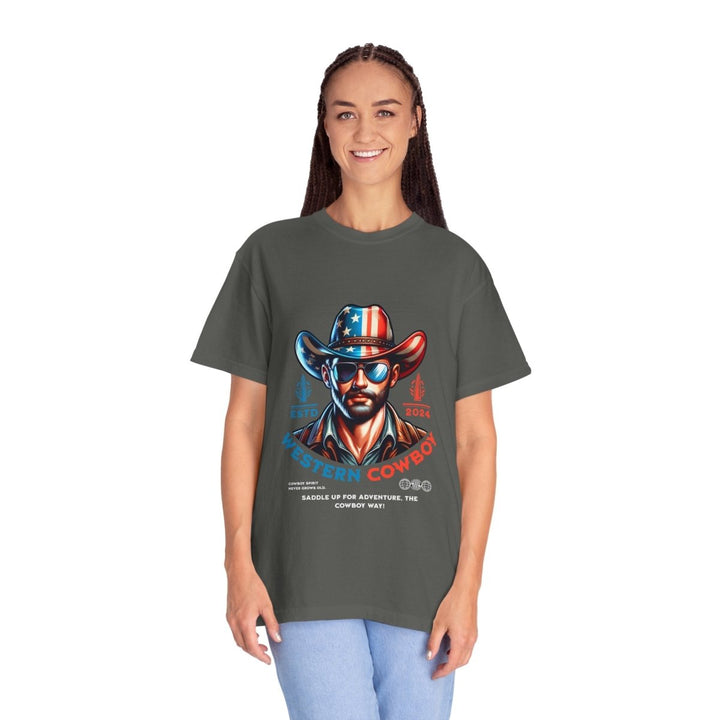 Western Cowboy Graphic T-Shirt | Unisex Trendy Apparel for Adventurers | Perfect for Rodeos, Country Music Festivals, & Casual Wear - Pepper - S - Western Cowboy Graphic T-Shirt | Unisex Trendy Apparel for Adventurers | Perfect for Rodeos, Country Music Festivals, & Casual Wear - Tatoo Tee