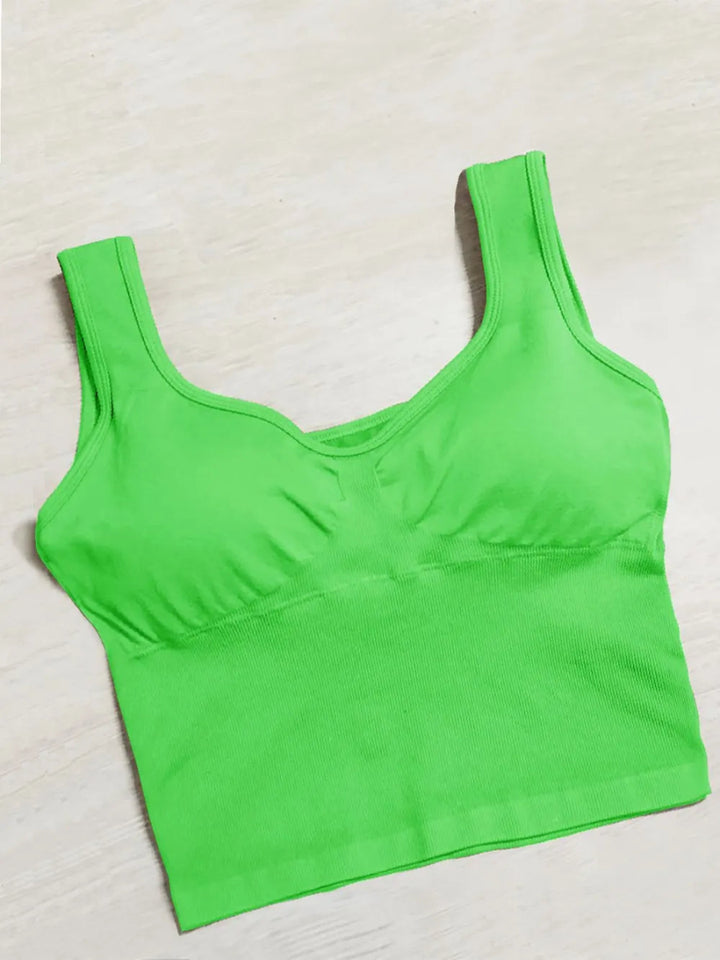 Wide Strap Active Tank - Neon Green - S - eaedd04d - 7d98 - 410c - 9c12 - c7575599ea32 - Max - Tatoo Tee