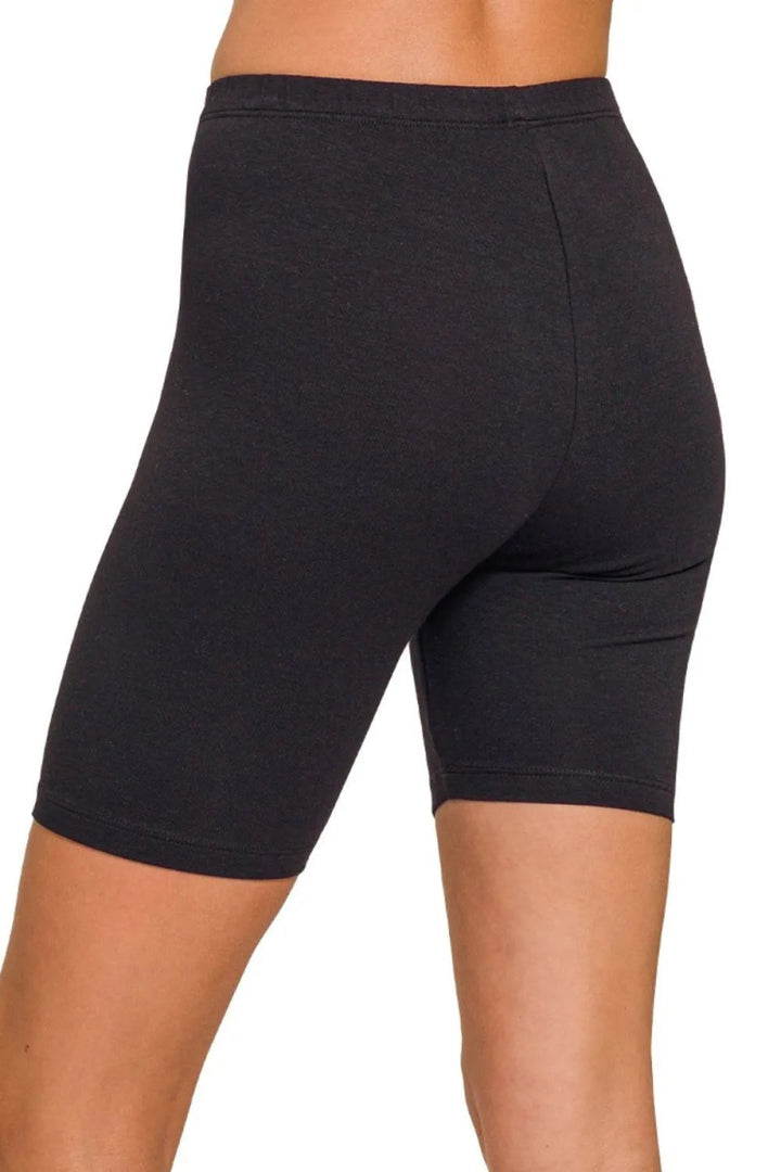 Zenana Premium Cotton Biker Shorts - BLACK - S - 0cfca05c - a863 - 433d - 860c - 52bb2b9f05c4 - Max - Origin - Tatoo Tee